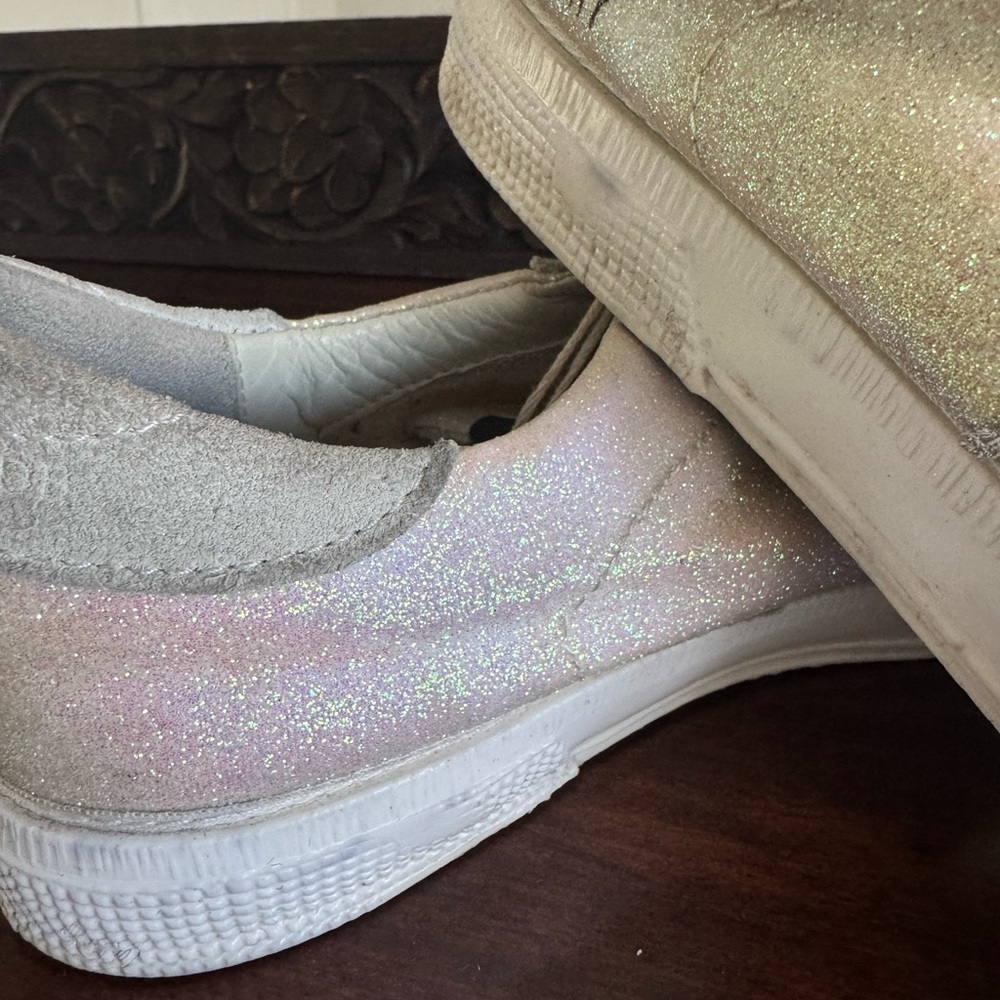 Golden Goose May Glitter Sneakers with OG Black Laces - Picture 4 of 6
